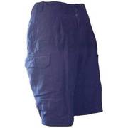 German Blue Moleskin Shorts