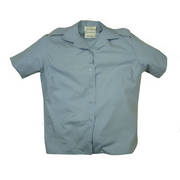 Womens RAF Short Sleeved Light Blue Shirt