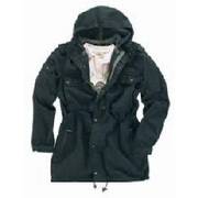 German Parka Dyed Black