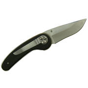 Virginia Smooth Black Handle Lock Knife