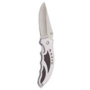 Black and Chrome Driver Lock Knife