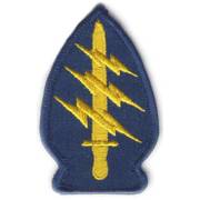 Airborne Lightning Cloth Badge