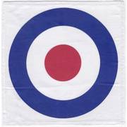 Large RAF Roundel Cloth Badge