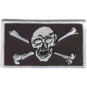 Skull and Crossbones Cloth Badge