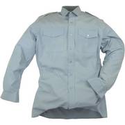 Mens RAF Long Sleeved Light Blue Service Shirt