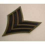 US Sergeant Subdued Cloth Badge