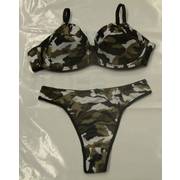 Camouflage Bra and Pants Set