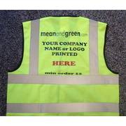 Custom Printed Hi-vis waistcoat