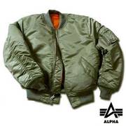 Alpha Industries MA1 Nylon Flight Jacket - Larger Sizes