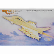 Eurofighter 3D  Wooden Construction Puzzle