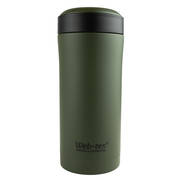 Web-Tex Stainless Steel Insulated Ammo Pouch Flask – 330ml, Screw-on Lid, Sealed Mug/Tumbler