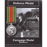 Miniature Medal - Defence Medal
