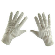 White Polyester Gloves