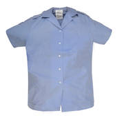 New Womens RAF Short Sleeve Light Blue Shirt