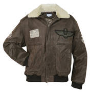 Vintage Style Leather Flying Jacket