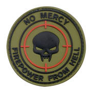 PVC Badge - No Mercy