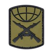 PVC Badge - Crossed Guns