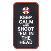 PVC Badge - Keep Calm and Shoot