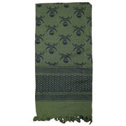 Skull Shemagh Scarf