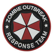 PVC Badge - Zombie Outbreak Umbrella