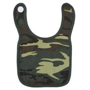 Woodland Camo Baby Bib