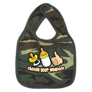 Choose Your Weapon Baby Bib