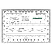Rectangular Military Protractor