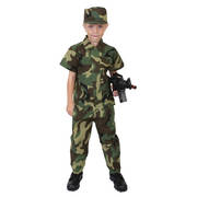 Kids 3 Piece Camo Soldier Outfit