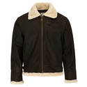 Fur Lined Leather Flying Jacket