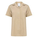 New Womens Short Sleeve Fawn Blouse (No.2 FAD)
