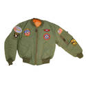 Kids Badged MA1 Flying Jacket