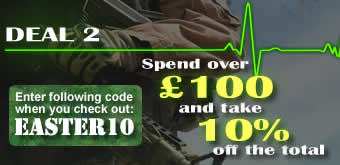 Voucher code EASTER10 - 10% off 100