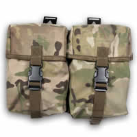 Webtex Multicam Double Utility Pouch