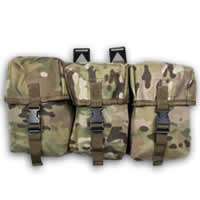 Webtex Multicam Treble Utility Pouch