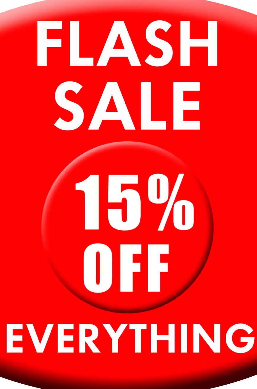 15% off everything