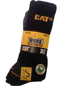 Pack of 3 CAT Work Socks