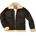 Fur Lined Leather Flying Jacket