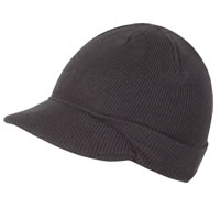 Beanie Hat with Peak