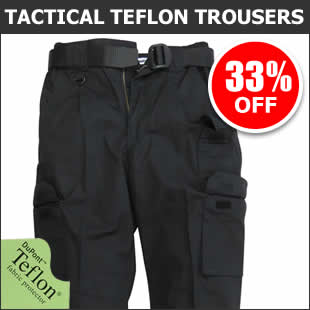 Tactical Combat Trousers with Teflon Coating