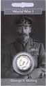 George V Shilling (replica) in WW1 info pack