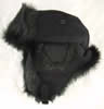 Black fur and canvas