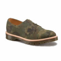 Dr Martens Camo Suede Shoe