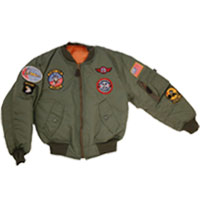 Kids Badged MA1 Flying Jacket