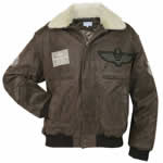Vintage Style Leather Flying Jacket