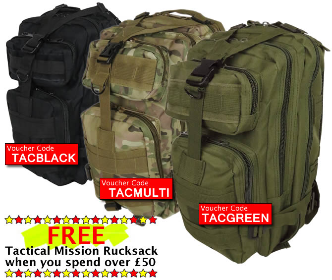 Free Tactical Mission Rucksack