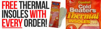 Free thermal insoles with every order