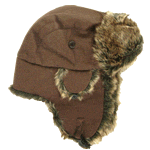 Acrylic Fur and Canvas Cossack Hat