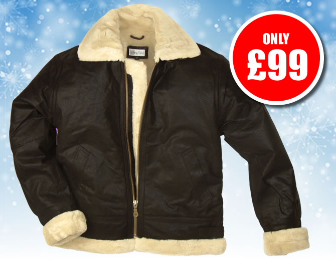 Fur Lined Leather Flying Jackets