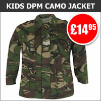 Kids DPM Camo Padded Jacket
