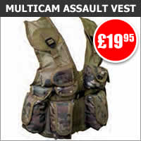 Kids Multicam Assault Vest